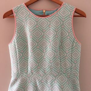 Sail to Sable tweed pastel sleeveless dress Size 6